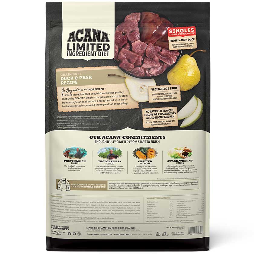 Acana Dog Duck Pear 10 2Kg