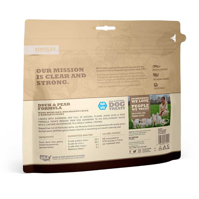 Acana Dog Duck Pear Treats 35Gr  Acana Dog Duck Pear Treats 35Gr