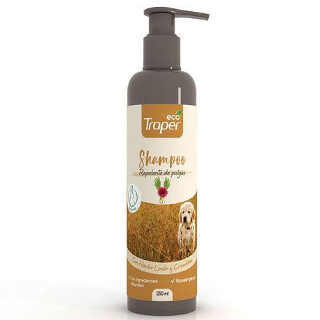 Antiparasitarios Internos y Externos para Perros Eco Traper Shampoo Repelente De Pulgas 250Ml Antiparasitarios Internos y Externos para Perros Eco Traper Shampoo Repelente De Pulgas 250Ml