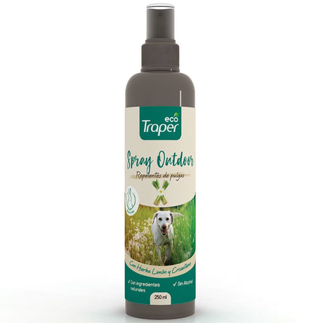 Salud y Bienestar para Perros Eco Traper Spray Repelente De Pulgas 250Ml Salud y Bienestar para Perros Eco Traper Spray Repelente De Pulgas 250Ml