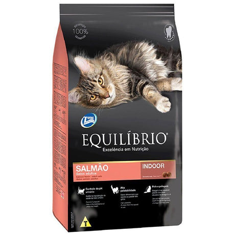 Alimento Seco para Gatos Equilibrio Gatos Salmon Indoor 1 5Kg Alimento Seco para Gatos Equilibrio Gatos Salmon Indoor 1 5Kg