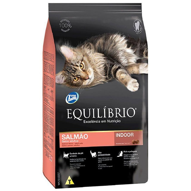 Equilibrio Gatos Salmon Indoor 1 5Kg  Equilibrio Gatos Salmon Indoor 1 5Kg