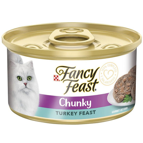 Alimento Húmedo para Gatos Purina Fancy Feast Lata Terrine Pavo 85 Gr Alimento Húmedo para Gatos Purina Fancy Feast Lata Terrine Pavo 85 Gr