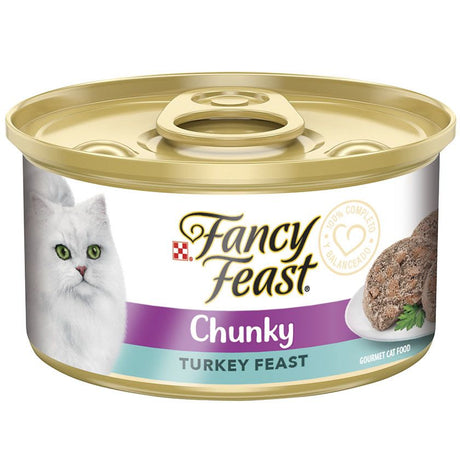 Alimento Húmedo para Gatos Purina Fancy Feast Lata Terrine Pavo 85 Gr Alimento Húmedo para Gatos Purina Fancy Feast Lata Terrine Pavo 85 Gr