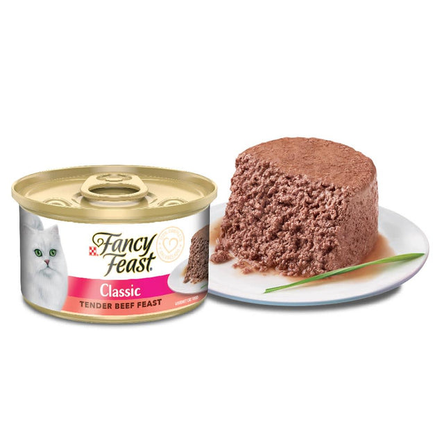 Fancy Feast Mousse Carne 85Gr X 8 Unidades Classic Tender Beef Fancy Feast Mousse Carne 85Gr X 8 Unidades Classic Tender Beef