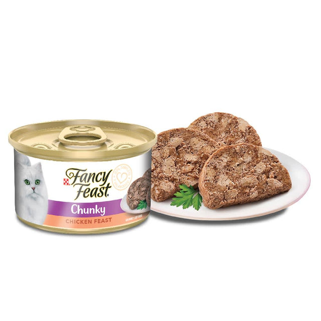 Fancy Feast Terrine Con Pollo 85Gr X 8 Unidades Chunky Chicken Feast Fancy Feast Terrine Con Pollo 85Gr X 8 Unidades Chunky Chicken Feast