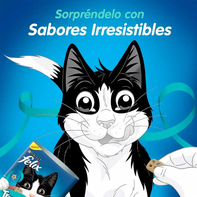 Felix Travesuras Camaron Salmon Y Atun 60Gr Pack 15 Unidades  Felix Travesuras Camaron Salmon Y Atun 60Gr Pack 15 Unidades