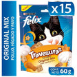Felix Travesuras Pollo Y Pavo 60Gr Pack 15 Unidades  Felix Travesuras Pollo Y Pavo 60Gr Pack 15 Unidades