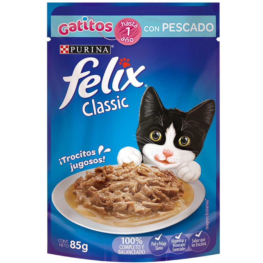 Felix Gatitos Pescado En Salsa 85Gr