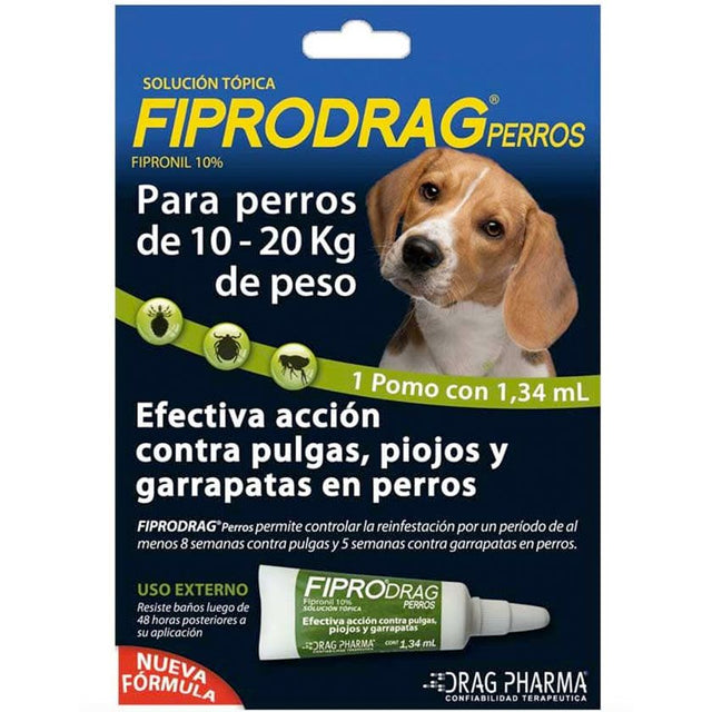 Fiprodrag Pipetas 10 A 20Kg Fiprodrag Pipetas 10 A 20Kg