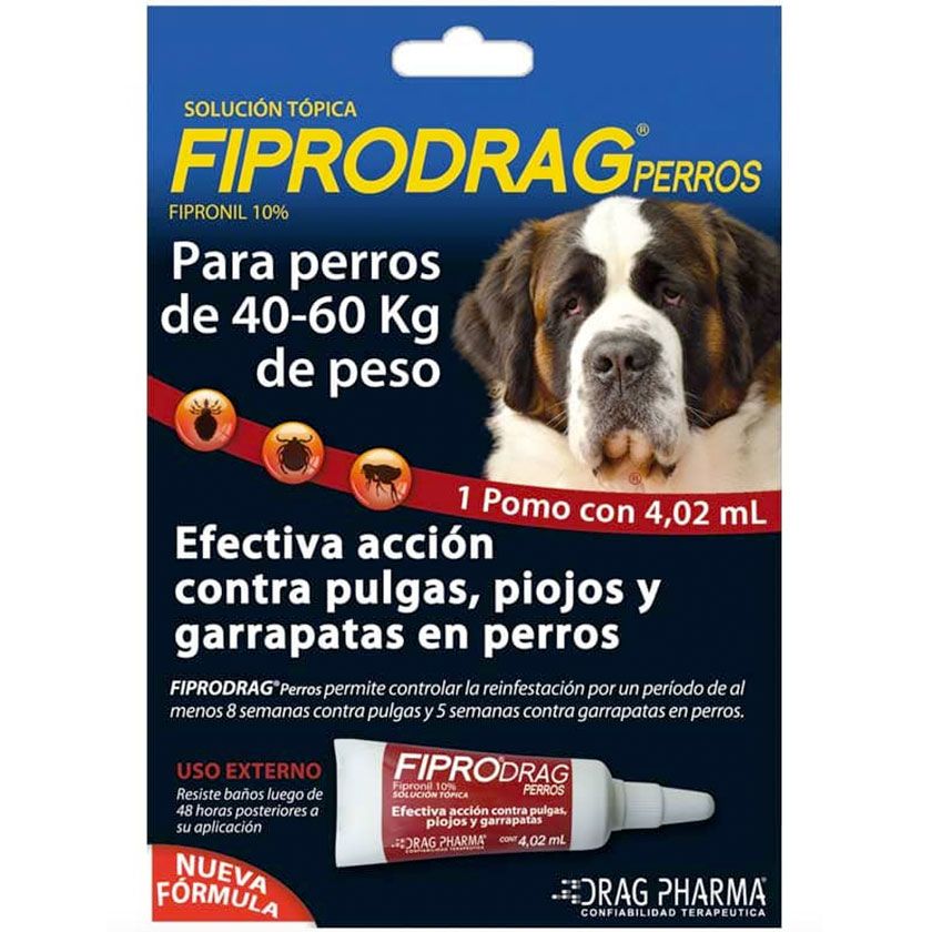 Fiprodrag Pipetas 40 A 60Kg