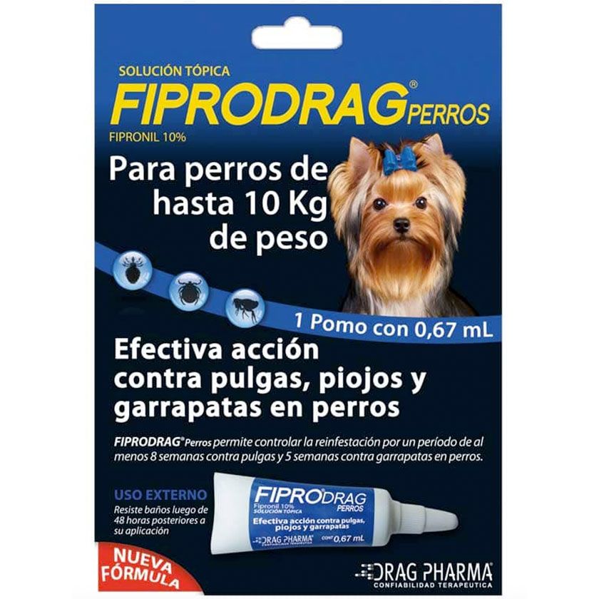 Fiprodrag Pipetas Hasta 10Kg