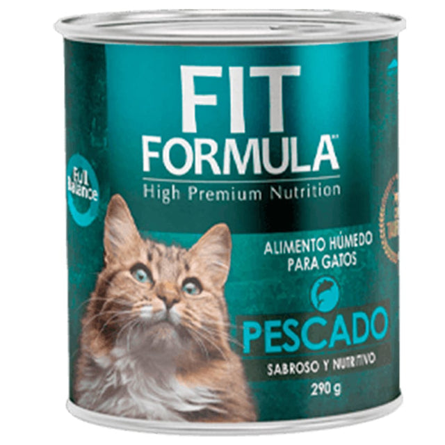Fit Formula Lata Gato Pescado 290Gr  Fit Formula Lata Gato Pescado 290Gr