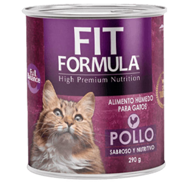 Fit Formula Lata Gato Pollo 290Gr Fit Formula Lata Gato Pollo 290Gr