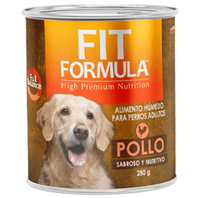 Fit Formula Lata Perro Adulto Pollo 280Gr Fit Formula Lata Perro Adulto Pollo 280Gr