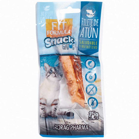 Alimento Húmedo para Gatos Fit Formula Snack Para Gatos Filete Atun 25Gr Pack 6 Unidades Alimento Húmedo para Gatos Fit Formula Snack Para Gatos Filete Atun 25Gr Pack 6 Unidades