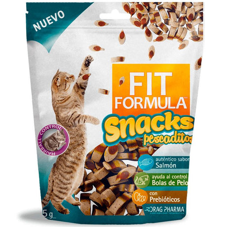 Galletas para Gatos Fit Formula Snacks Pescaditos 65Gr Galletas para Gatos Fit Formula Snacks Pescaditos 65Gr