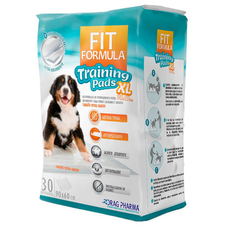 Pañales y Carpetas para Perros Fit Formula Training Pads 30 Unidades Pañales y Carpetas para Perros Fit Formula Training Pads 30 Unidades