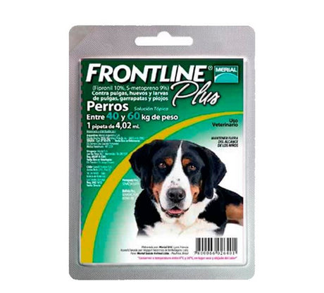 Pipetas para Perros Frontline Plus Pipeta Perro 4 02 Ml 40 60 Kg Pipetas para Perros Frontline Plus Pipeta Perro 4 02 Ml 40 60 Kg