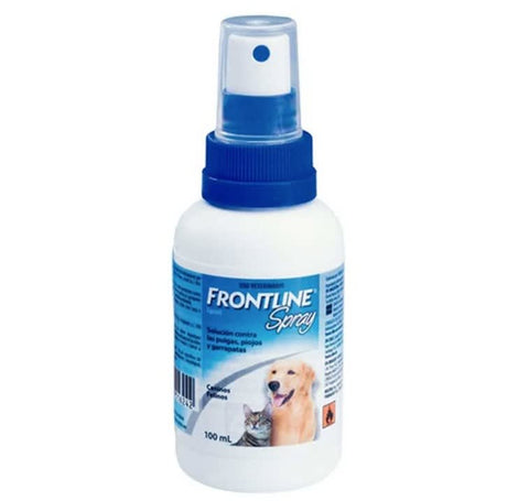 Salud y Bienestar para Perros Frontline Spray Antipulgas Perros Y Gatos 100Ml Salud y Bienestar para Perros Frontline Spray Antipulgas Perros Y Gatos 100Ml