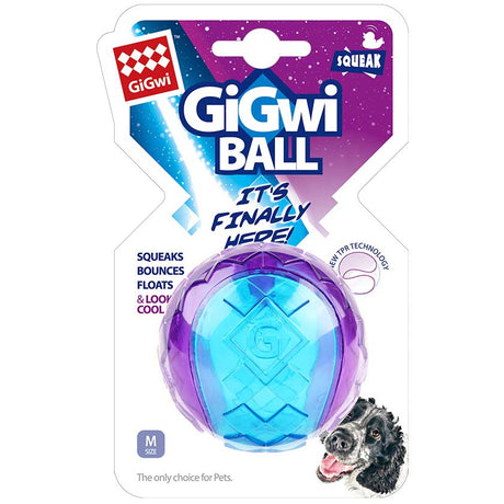 Juguetes para Perros Gigwi Ball Squeaker Tamano M Juguetes para Perros Gigwi Ball Squeaker Tamano M