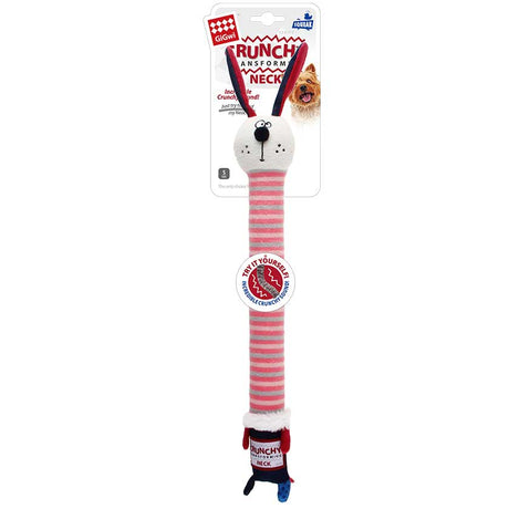Juguetes para Perros Cachorros Gigwi Crunchy Neck Conejo Rojo Juguetes para Perros Cachorros Gigwi Crunchy Neck Conejo Rojo