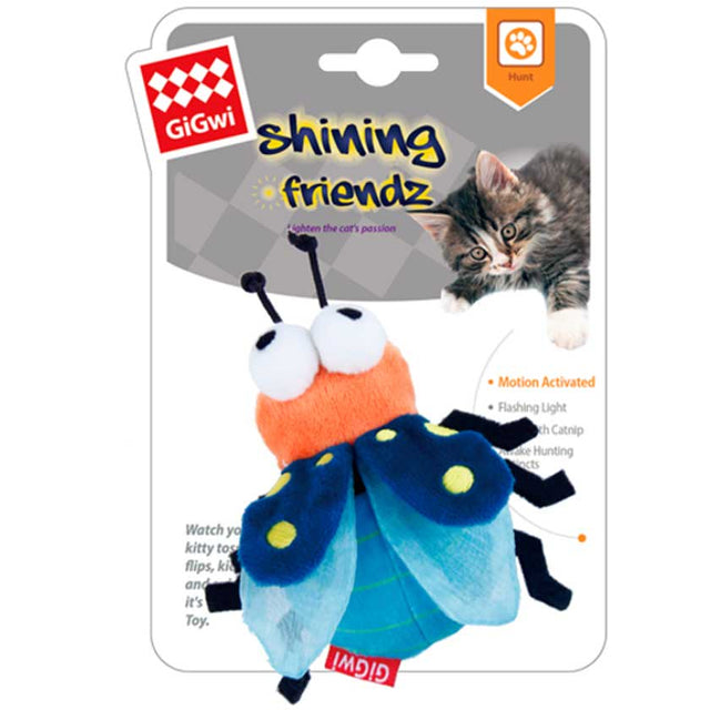 Gigwi Juguete Para Gatos Shining Friendz Con Led Y Catnip Luciernaga Gigwi Juguete Para Gatos Shining Friendz Con Led Y Catnip Luciernaga
