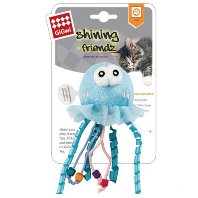 Gigwi Juguete Para Gatos Shining Friendz Con Led Y Catnip Medusa Gigwi Juguete Para Gatos Shining Friendz Con Led Y Catnip Medusa