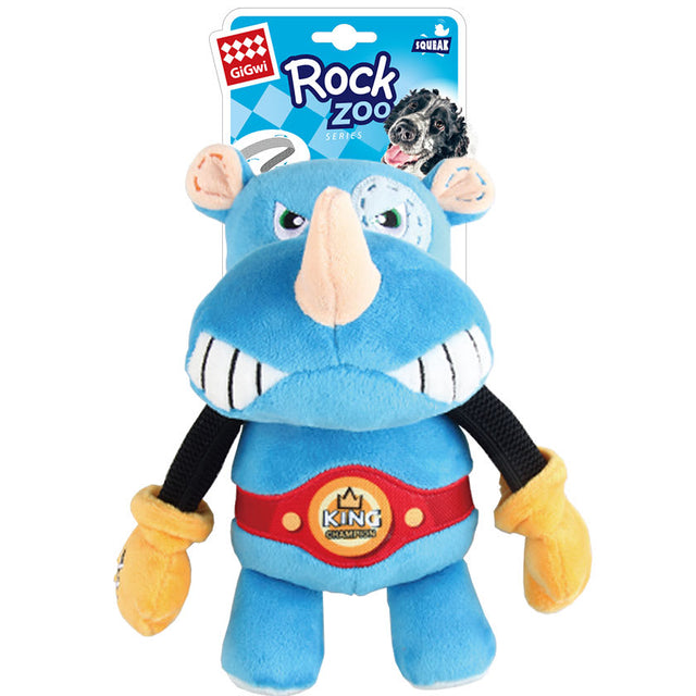 Gigwi Rock Zoo Pig Rhino Gigwi Rock Zoo Pig Rhino