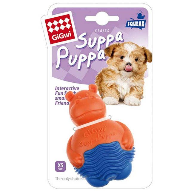 Gigwi Suppa Puppa Hipopotamo Juguete Para Perros Gigwi Suppa Puppa Hipopotamo Juguete Para Perros
