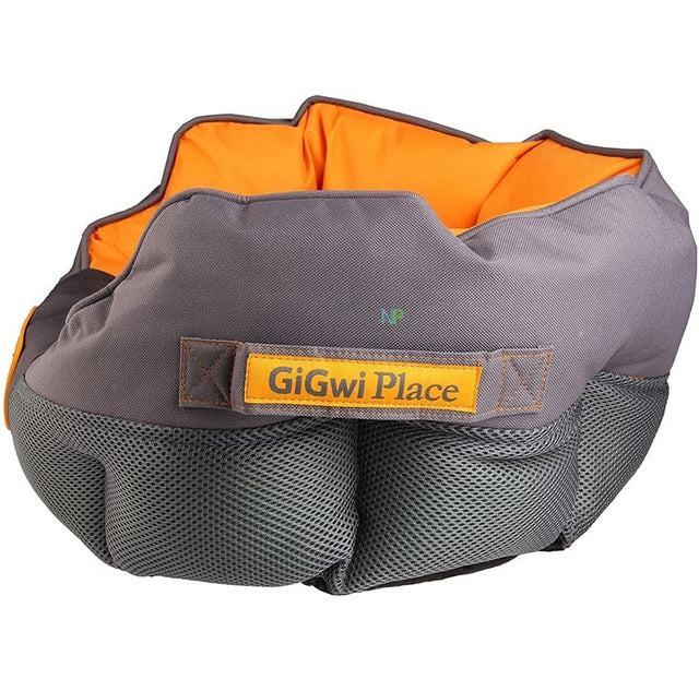 Gigwi Place Cama Redonda Gris Naranjo Medium 65X40X20 Cm Gigwi Place Cama Redonda Gris Naranjo Medium 65X40X20 Cm