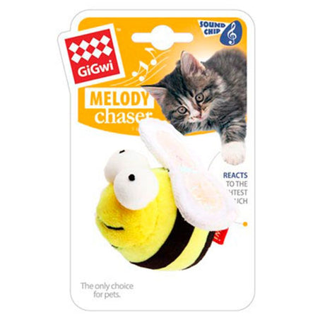 Juguetes Interactivos para Gatos Gigwi Melody Chaser Abeja Juguetes Interactivos para Gatos Gigwi Melody Chaser Abeja