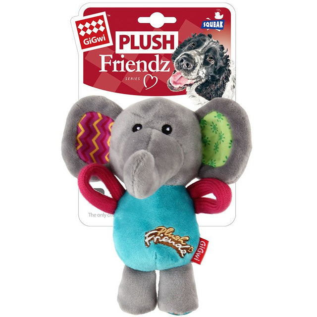 Gigwi Plush Friendz Elefante Squeak Gigwi Plush Friendz Elefante Squeak