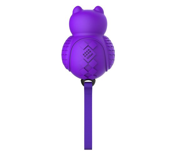 Gigwi Push To Mute Buho Rojo Morado Gigwi Push To Mute Buho Rojo Morado