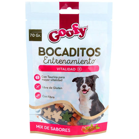 Alimento para Perros Goofy Bocaditos De Entrenamiento 70Gr Alimento para Perros Goofy Bocaditos De Entrenamiento 70Gr