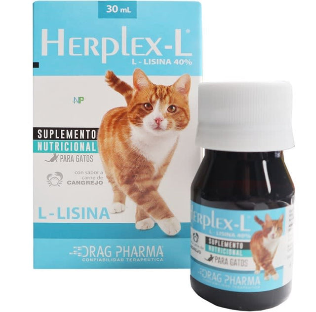 Herplex L Lisina Para Gatos 30 Ml Herplex L Lisina Para Gatos 30 Ml