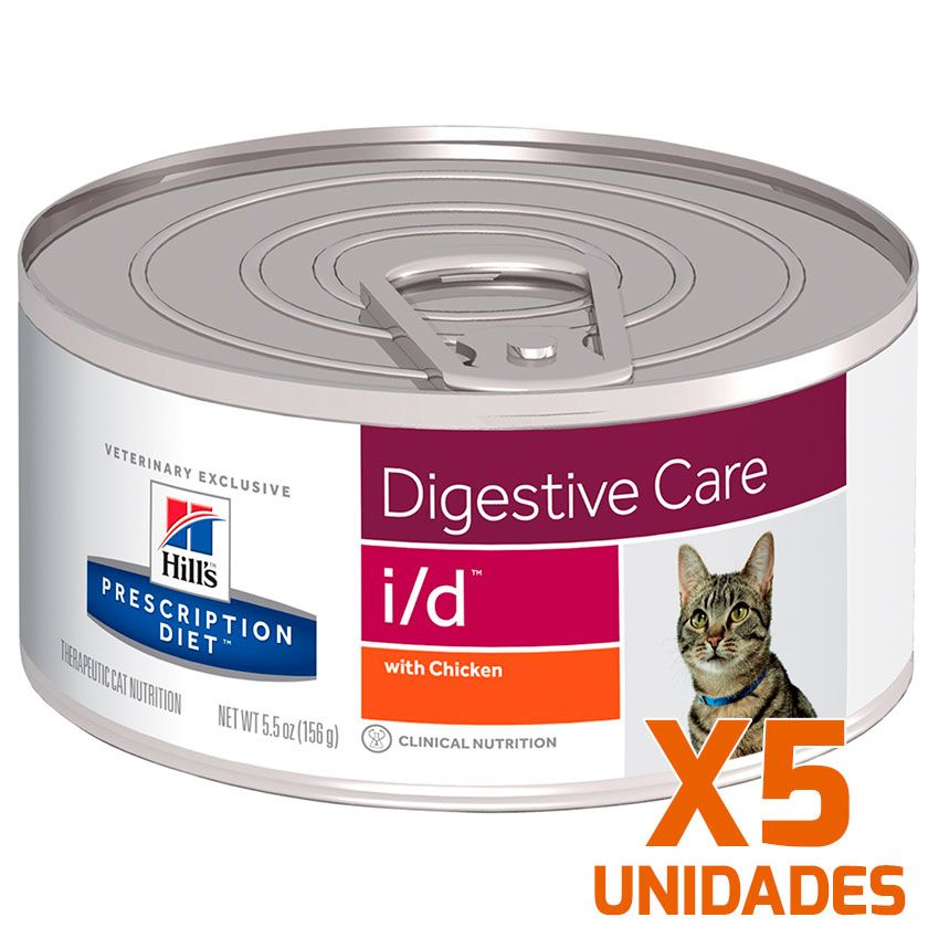 Hills I D Felino Gastro Intestinal Lata Pack 5 Unidades