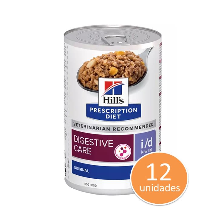 Hills I D Canino Gastro Intestinal Low Fat Lata 370Gr Pack 12 Unidades