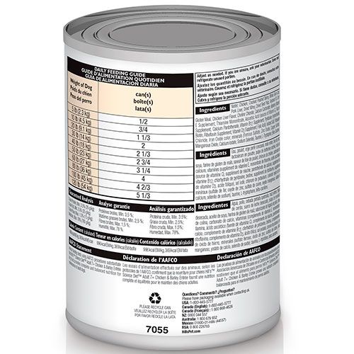 Hills Dog Senior Lata Pollo Y Cebada 370Gr