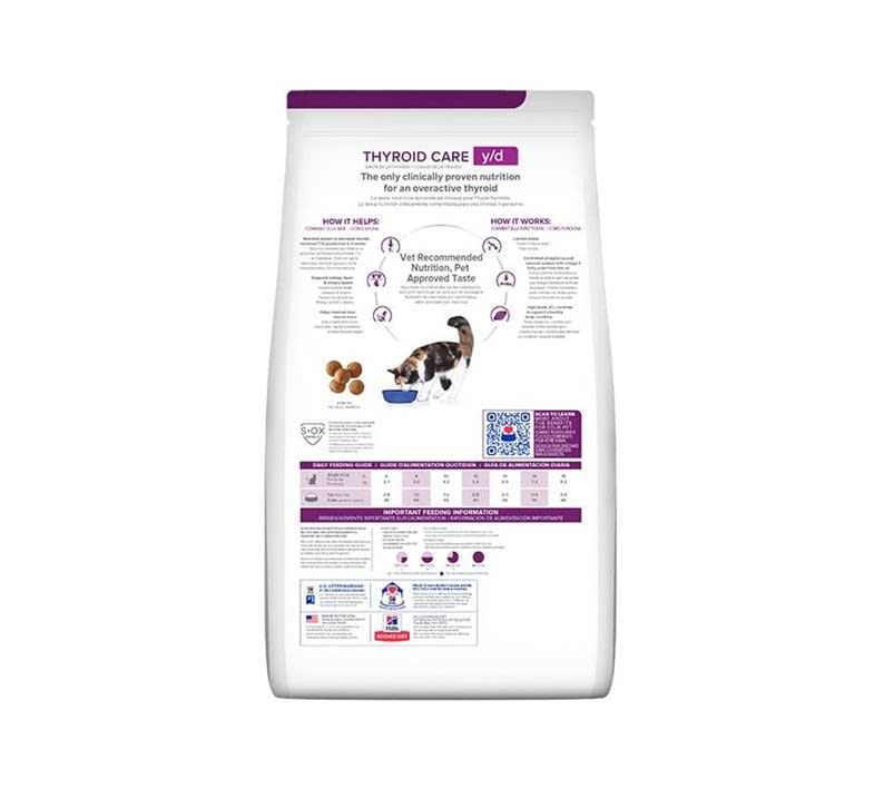 Hills Y D Felino Cuidado De La Tiroides 1 8Kg