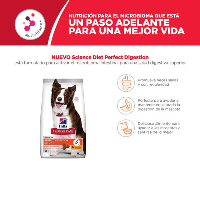 Hills Perfect Digestion Canino 1 58 5 4Kg Hills Perfect Digestion Canino 1 58 5 4Kg