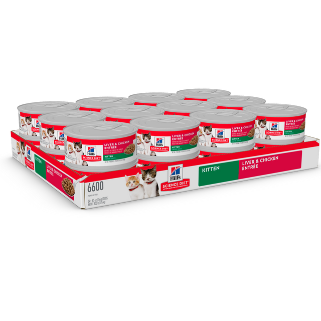Hills Lata Cat Kitten Receta De Higado De Pollo Pack 24 Unidades  Hills Lata Cat Kitten Receta De Higado De Pollo Pack 24 Unidades