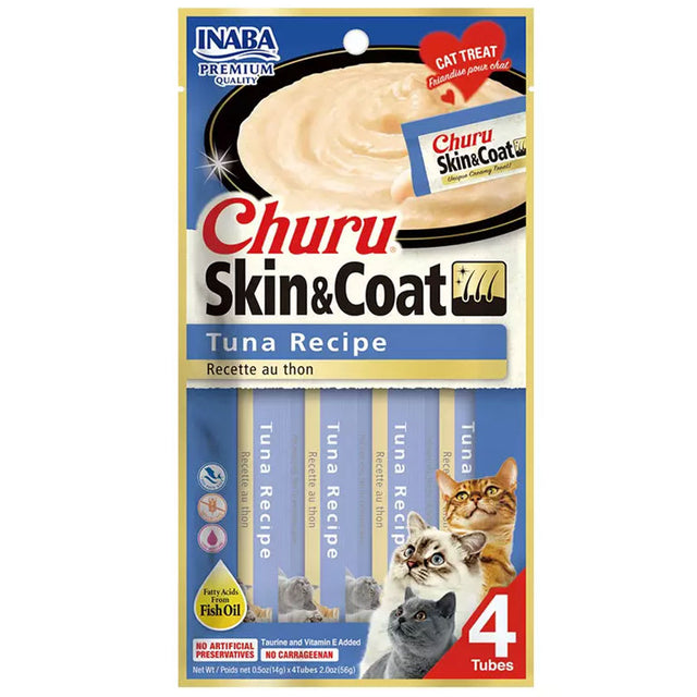 Inaba Churu Cat Skin Coat Atun 56Gr Inaba Churu Cat Skin Coat Atun 56Gr