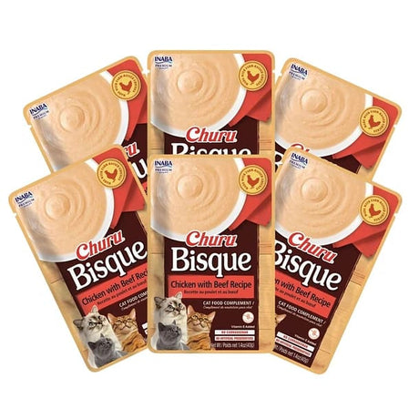 Alimento Húmedo para Gatos Inaba Ciao Churu Cat Bisque Chicken Beef 40Gr Pack 6 Unidades Alimento Húmedo para Gatos Inaba Ciao Churu Cat Bisque Chicken Beef 40Gr Pack 6 Unidades
