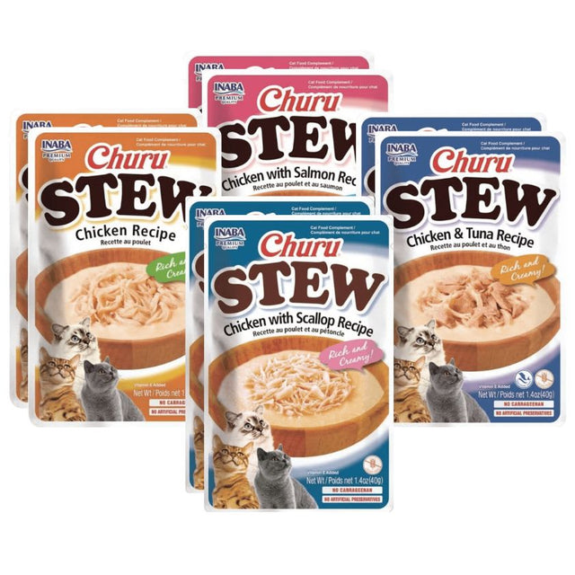 Inaba Ciao Churu Cat Stew Pack Degustacion 8 Unidades Inaba Ciao Churu Cat Stew Pack Degustacion 8 Unidades