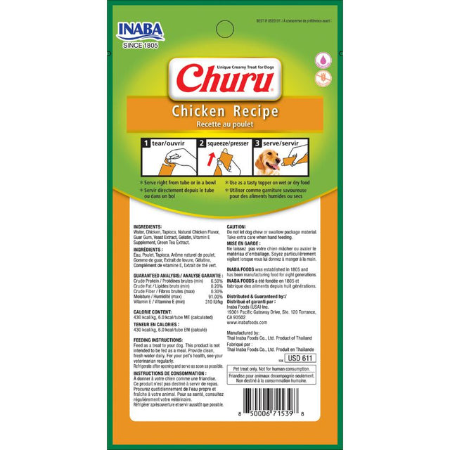 Inaba Ciao Churu Dog Pollo 56Gr Inaba Ciao Churu Dog Pollo 56Gr