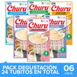 Inaba Ciao Churu Mix Degustacion Con 6 Unidades 24 Tubitos  Inaba Ciao Churu Mix Degustacion Con 6 Unidades 24 Tubitos