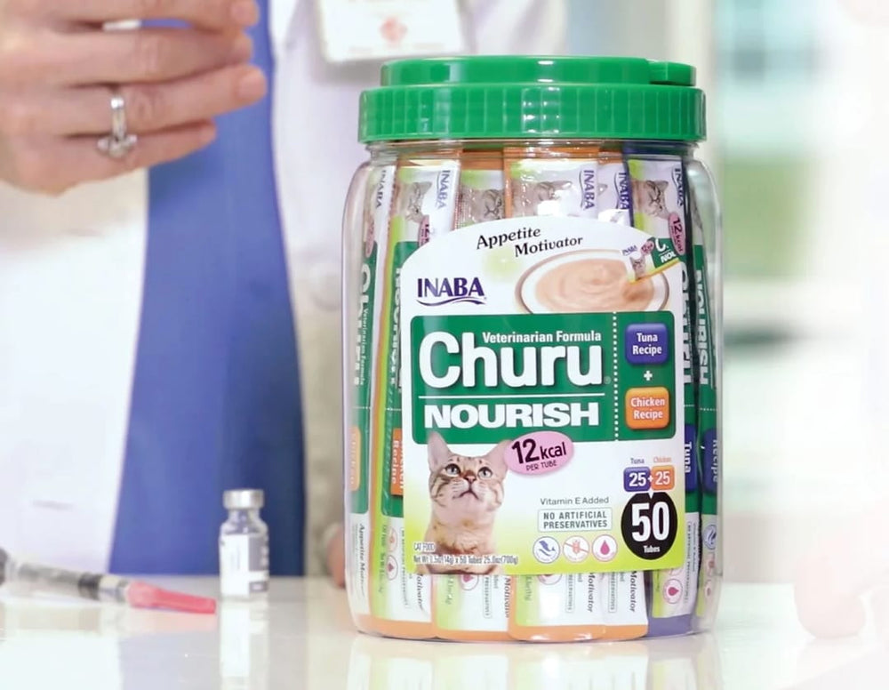 Inaba Ciao Churu Frasco Nourish Atun Y Pollo 50 Tubos 700Gr
