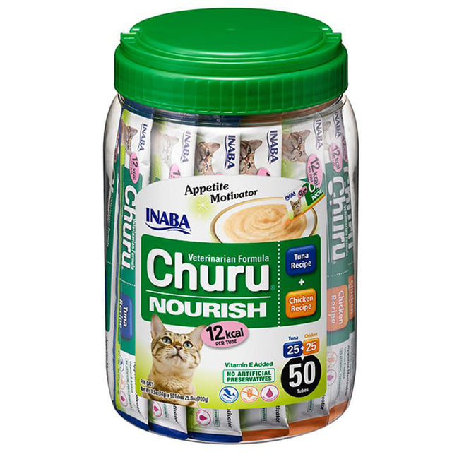 Inaba Ciao Churu Frasco Nourish Atun Y Pollo 50 Tubos 700Gr  Inaba Ciao Churu Frasco Nourish Atun Y Pollo 50 Tubos 700Gr