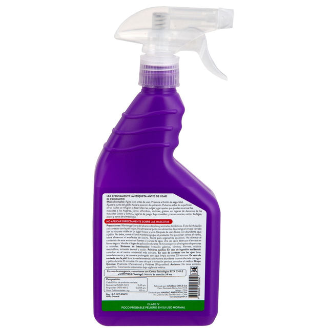 Insecticida Anasac Control Pulgas Y Garrapatas 500Cc Insecticida Anasac Control Pulgas Y Garrapatas 500Cc